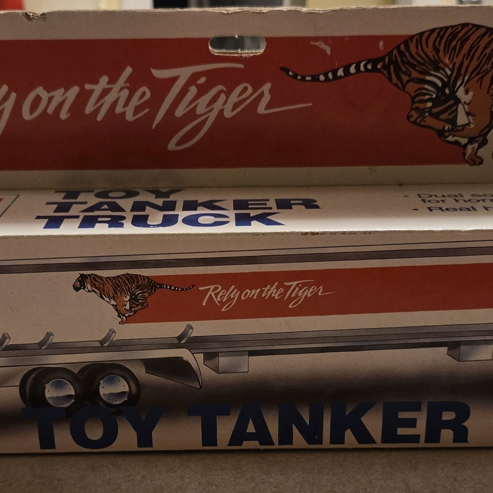 Toy Tanker Truck with Tiger Design